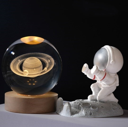 Lampă decorativă de noapte cu glob de cristal 3D pentru Paște💖CUMPĂRĂ 3 ȘI PRIMEȘTI 10% REDUCERE