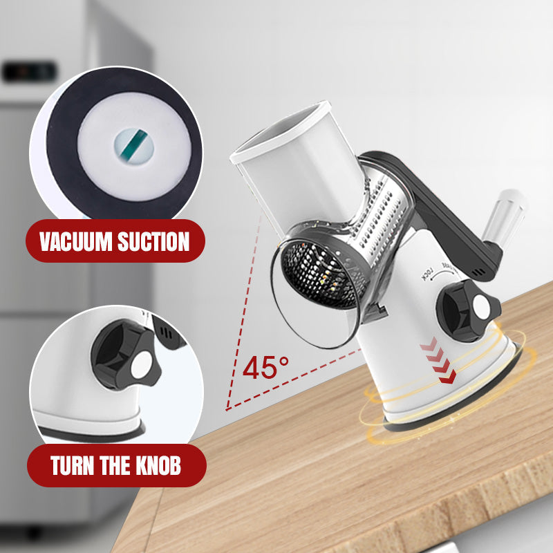 🔥 Saldi Cucina 2025 50% di SCONTO🔥 Grattugia e tritatutto rotante manuale multifunzionale 🚀🥕