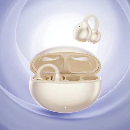 🔥Saldi eccezionali 50% di sconto💕 Cuffie Bluetooth leggere con clip per l'orecchio aperto