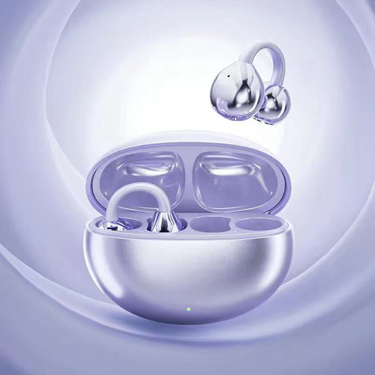 🔥Saldi eccezionali 50% di sconto💕 Cuffie Bluetooth leggere con clip per l'orecchio aperto