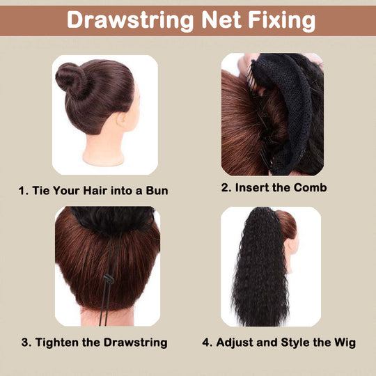 💜 ПРОМОЦИЈА ПОСЛЕДЊЕГ ДАНА - 50% ПОПУСТА💜Коврџава таласаста екстензија за косу са репом