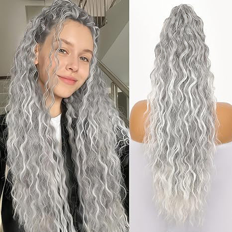 💜 ПРОМОЦИЈА ПОСЛЕДЊЕГ ДАНА - 50% ПОПУСТА💜Коврџава таласаста екстензија за косу са репом