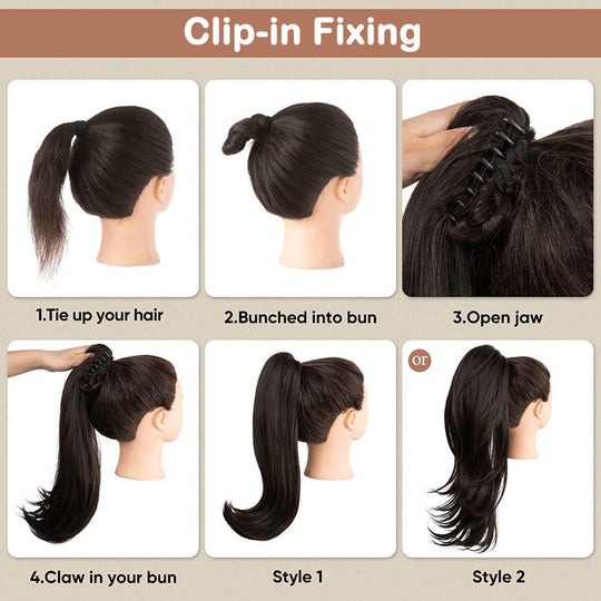 💜 ПРОМОЦИЈА ПОСЛЕДЊЕГ ДАНА - 50% ПОПУСТА💜Коврџава таласаста екстензија за косу са репом