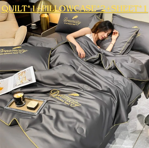 🎁Preparati per i saldi estivi con il 49% di sconto🛏️ Trapunta estiva semplice in seta ghiacciata❄️