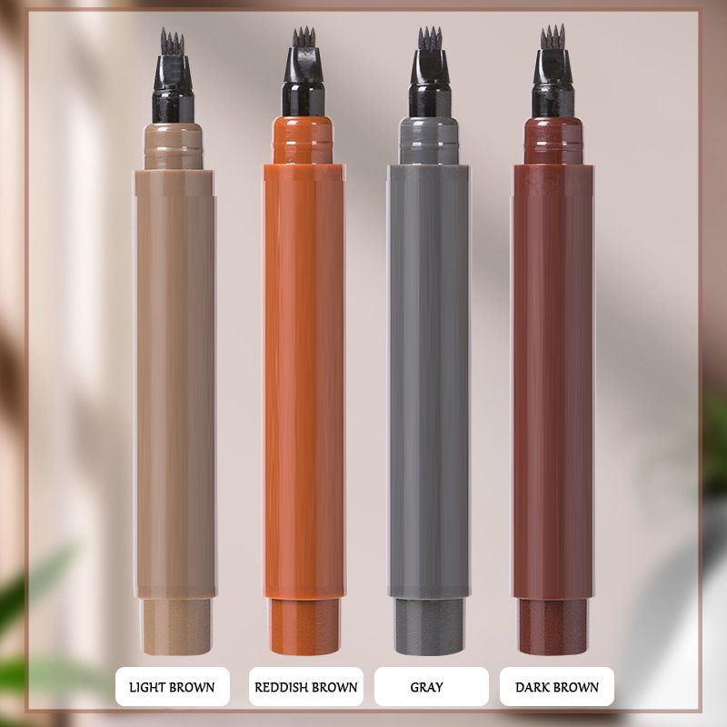 🔥Time limit Sale 50% OFF🔥Waterproof Four-tip Beard and Eyebrow Pen✨
