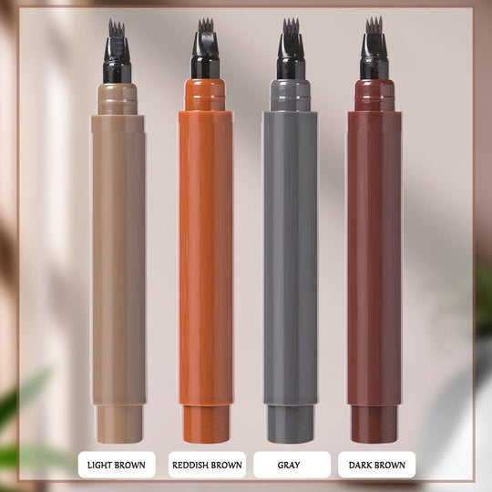 🔥Time limit Sale 50% OFF🔥Waterproof Four-tip Beard and Eyebrow Pen✨
