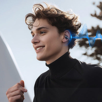 🔥VENDITA CALDA 2025🔥🎧Auricolare con traduzione intelligente con schermo a colori intelligente e clip per l'orecchio🎧