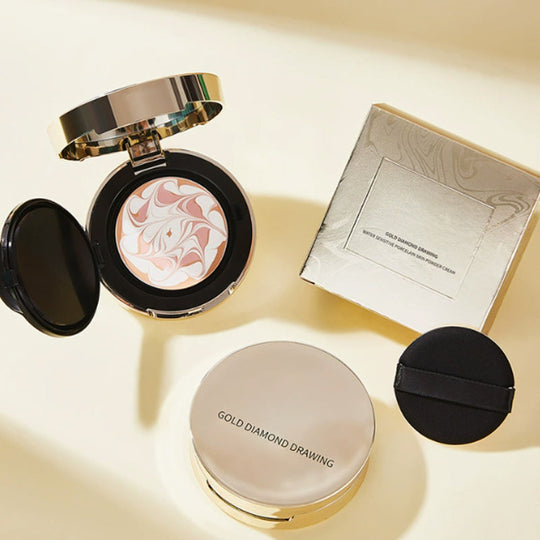 3-Color Flower Air Cushion Concealer Foundation