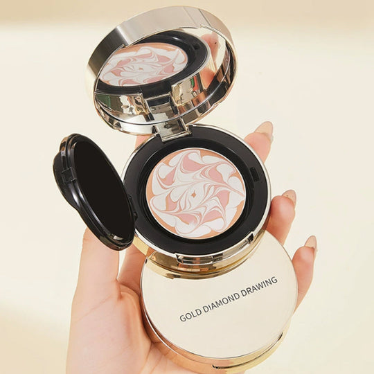 3-Color Flower Air Cushion Concealer Foundation