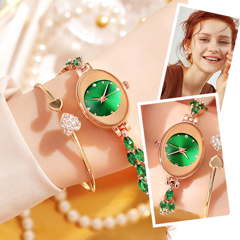 ✨Časový limit - 50% sleva 2025 Nový design🎀⌚Dámské barevné zirkonové náramkové hodinky