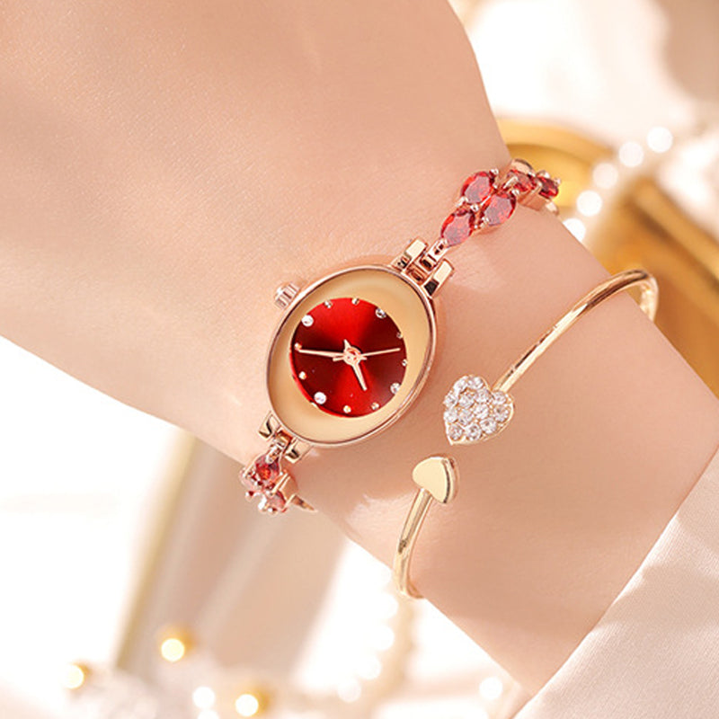 ✨Časový limit - 50% sleva 2025 Nový design🎀⌚Dámské barevné zirkonové náramkové hodinky