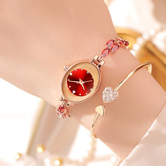 ✨Časový limit - 50% sleva 2025 Nový design🎀⌚Dámské barevné zirkonové náramkové hodinky