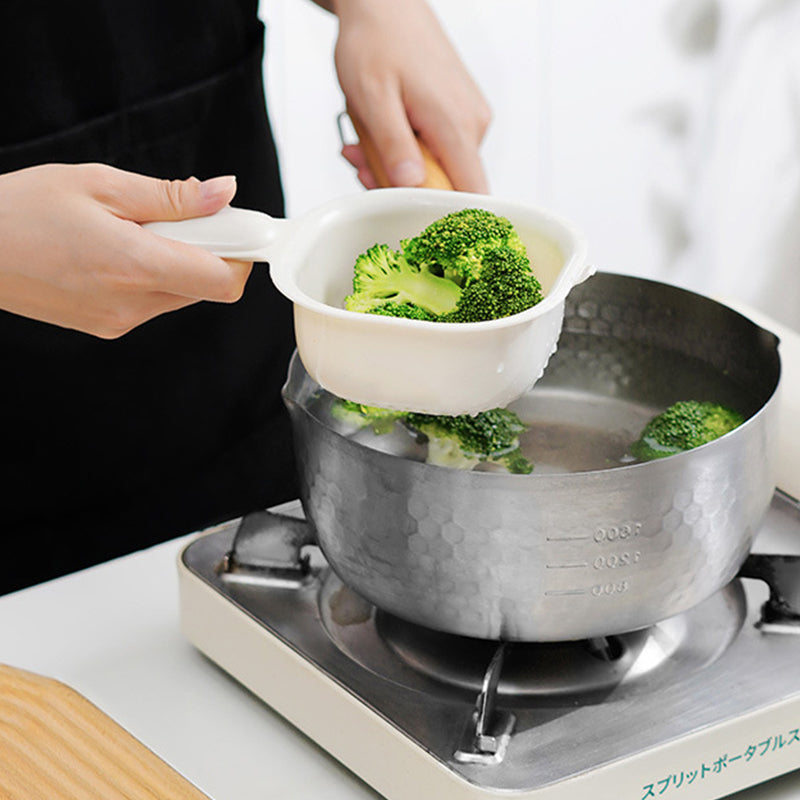 Coș de scurgere multifuncțional, portabil, cu două straturi