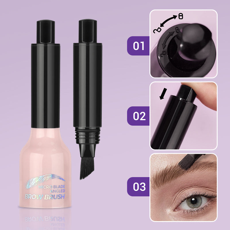 Den matek 50% sleva 🔥🔥🔥Zkosený kartáč & Tekuté pero na obočí Dip🔥🔥🔥