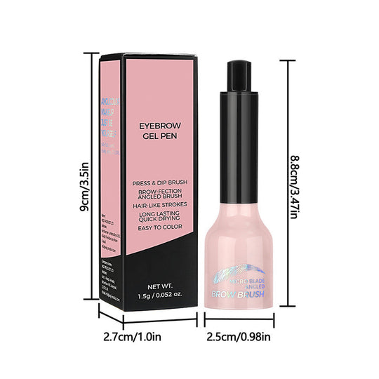 Den matek 50% sleva 🔥🔥🔥Zkosený kartáč & Tekuté pero na obočí Dip🔥🔥🔥