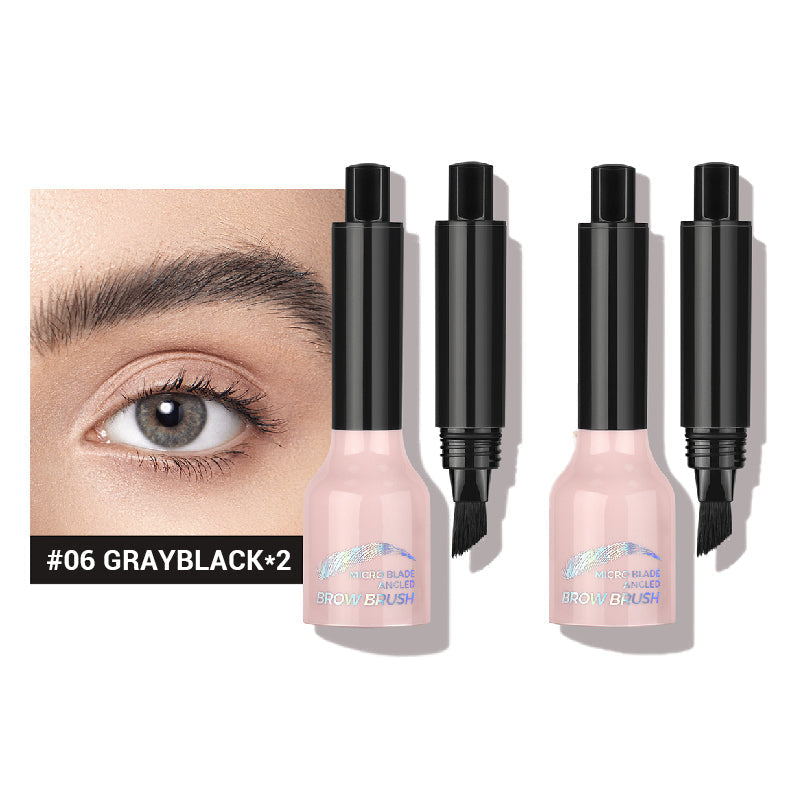 Den matek 50% sleva 🔥🔥🔥Zkosený kartáč & Tekuté pero na obočí Dip🔥🔥🔥