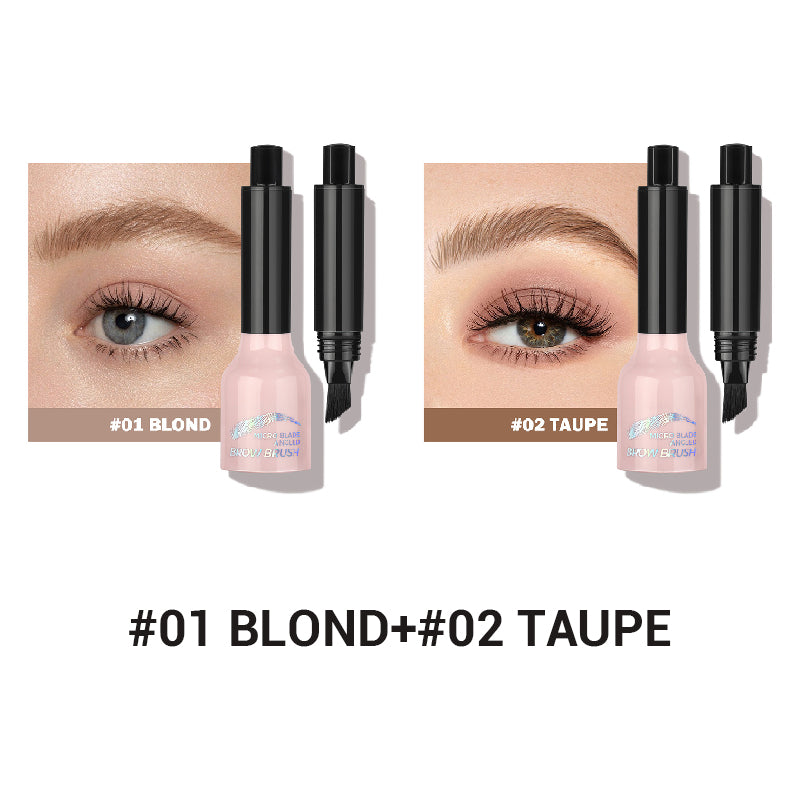 Den matek 50% sleva 🔥🔥🔥Zkosený kartáč & Tekuté pero na obočí Dip🔥🔥🔥