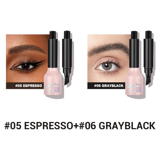 Den matek 50% sleva 🔥🔥🔥Zkosený kartáč & Tekuté pero na obočí Dip🔥🔥🔥