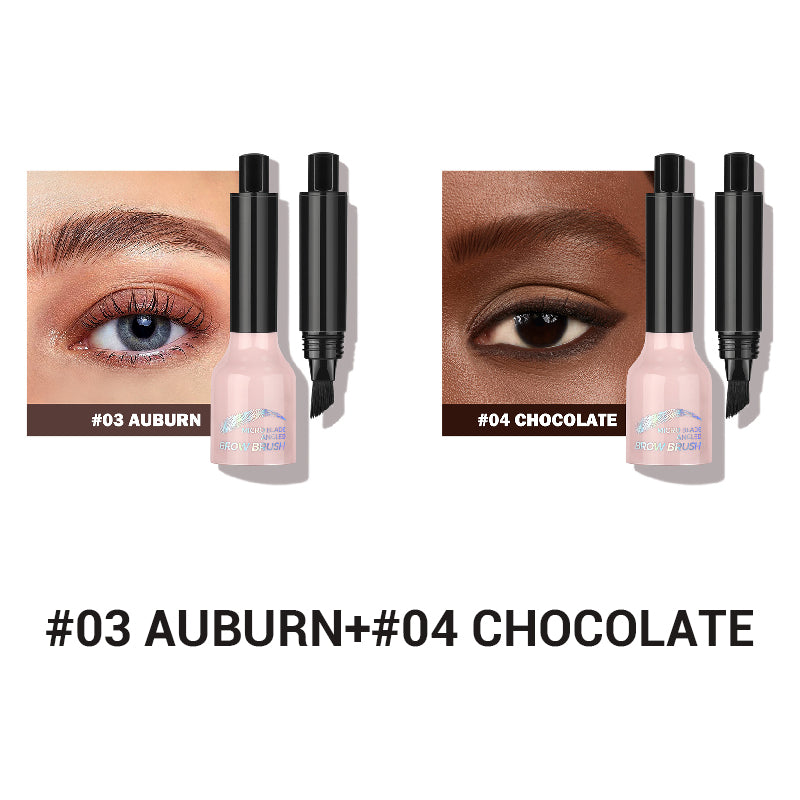 Den matek 50% sleva 🔥🔥🔥Zkosený kartáč & Tekuté pero na obočí Dip🔥🔥🔥