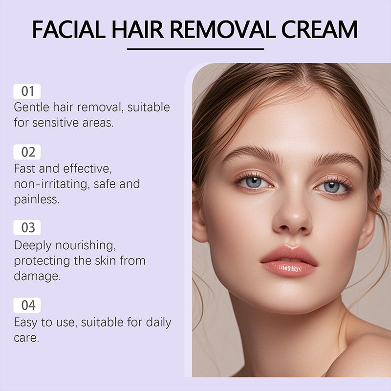 💥Gentle and Painless Facial Hair Removal Cream