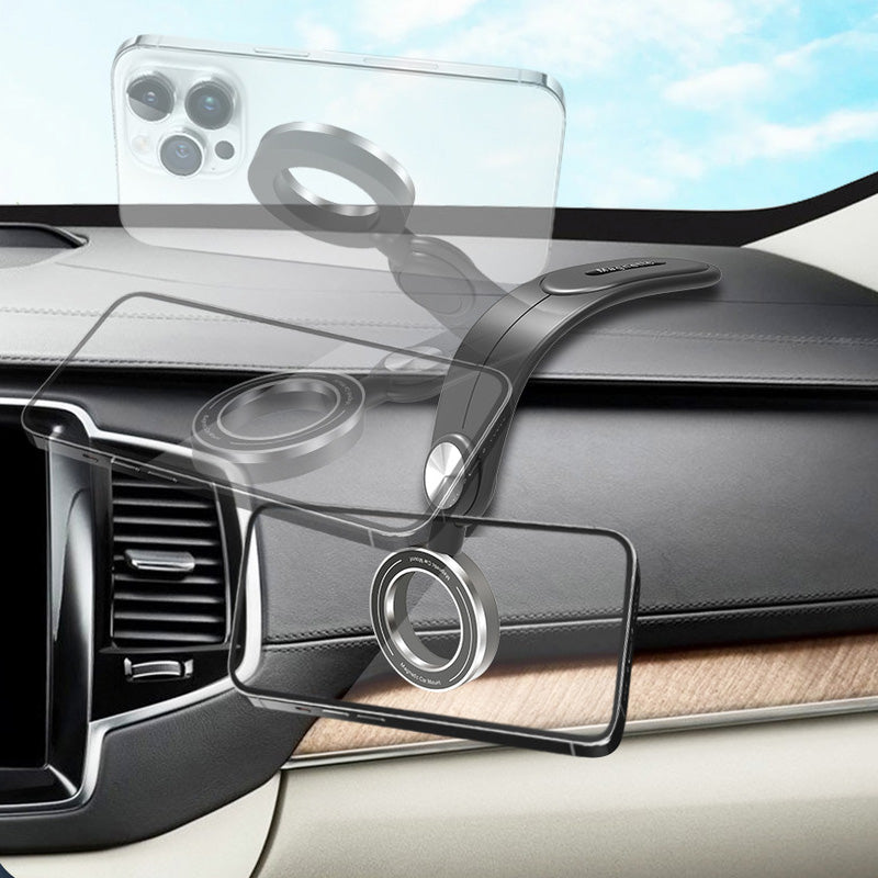 Porta del telefono per auto magnetica piegabile