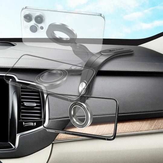 Porta del telefono per auto magnetica piegabile