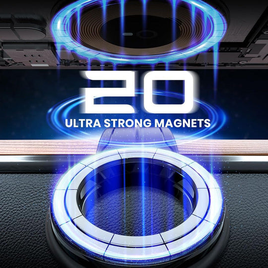 Porta del telefono per auto magnetica piegabile