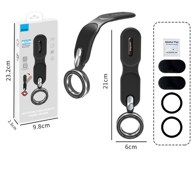 Porta del telefono per auto magnetica piegabile