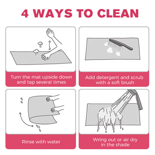 🔥Saldi eccezionali 50% di sconto💕Tappetino floreale in peluche e terra di diatomee