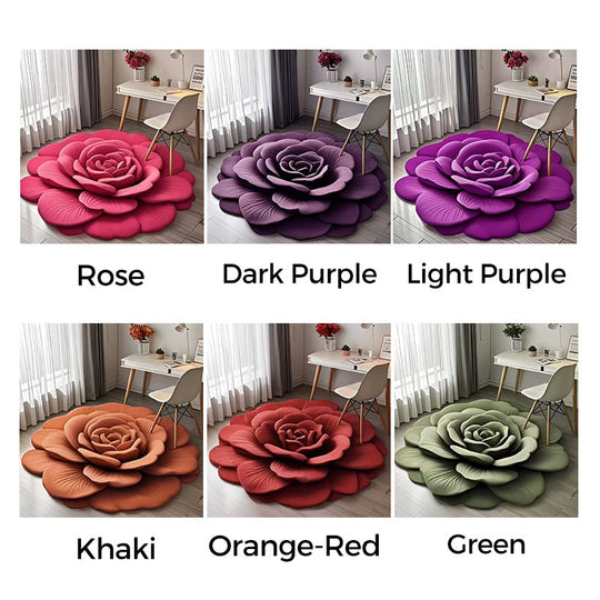 🔥Saldi eccezionali 50% di sconto💕Tappetino floreale in peluche e terra di diatomee