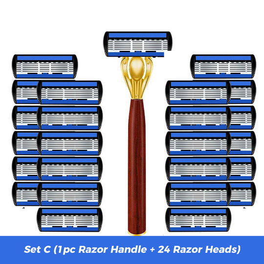 🔥Nový žhavý výprodej 2025 se slevou 50 %🔥Sada pokročilých žiletek na manuální holení