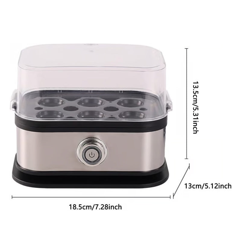 🎉OFFERTA SPECIALE 2025 50% DI SCONTO🎉Cuociuova multifunzione con coperchio trasparente