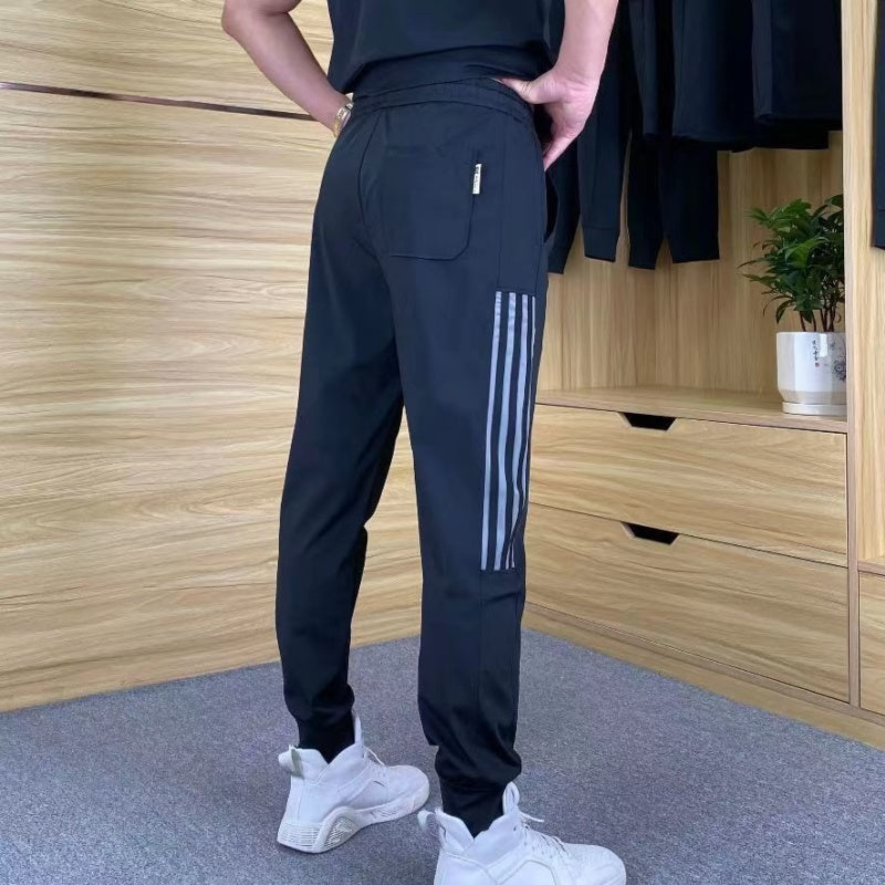 🎉🛍️50% REDUCERE - Bluză bărbătească cu mânecă scurtă, foarte elastică & Set de 2 piese pentru pantaloni de jogging