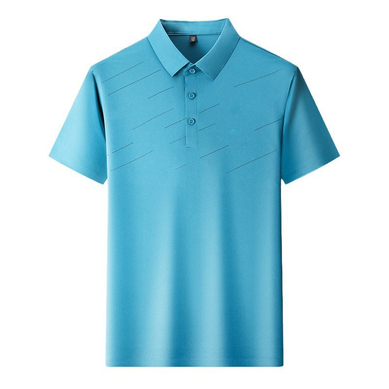 ❄️Poslední den akce SLEVA 50 %💕Pánská klopová košile z ledového hedvábí