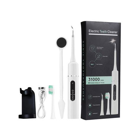 🦷Promoción do último día 50% de desconto💕Limpador de dentes ultrasónico profesional multifunción e multivelocidade