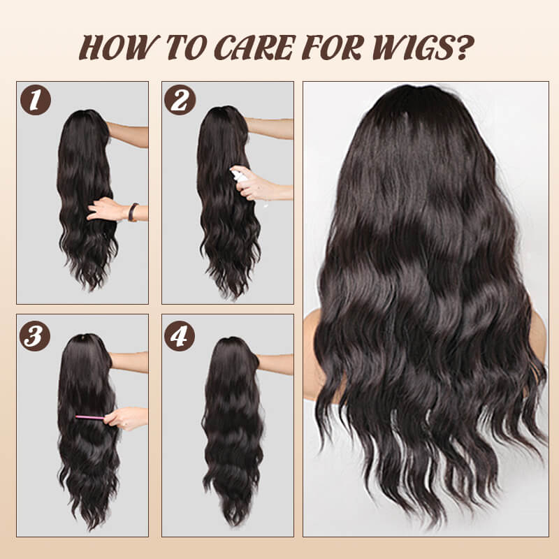 ⏰Poslední den výprodeje 50% sleva🎉Pěkný dárek*Paruka s dlouhými vlasy Vrstvené paruky s ofinou