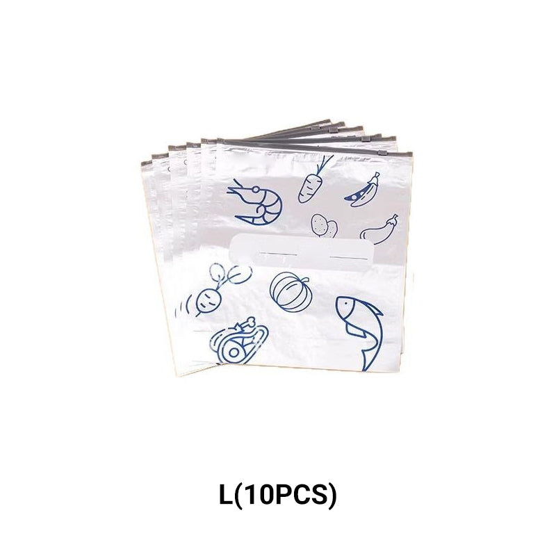 🍗Ceannaigh 2 Faigh 1 Saor in Aisce + Lascaine 50% 🥦Málaí Stórála Séalaithe Scragall Alúmanaim In-athúsáidte