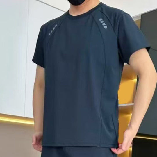 ❄️Poslední den akce SLEVA 50 %💕Pánské lehké ležérní 2dílné tričko s krátkým rukávem