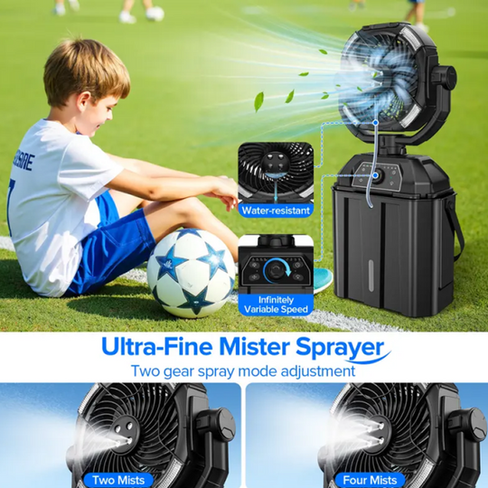 🔥Последња промоција 50% попуста + бесплатна достава🔥Преносни кампинг мултифункционални вентилатор