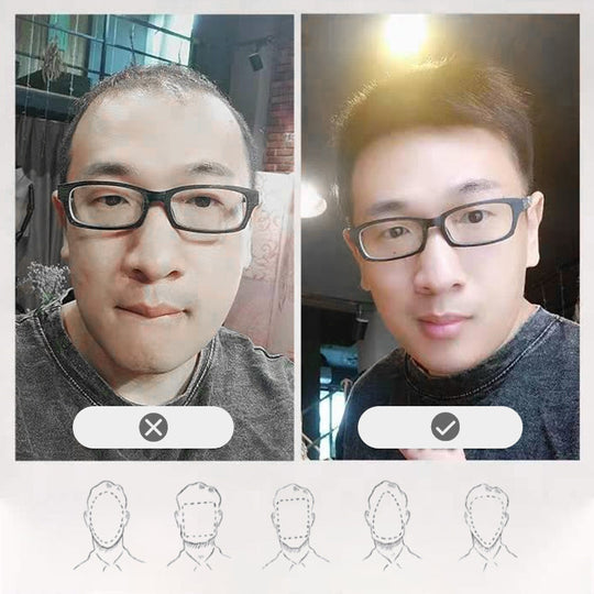 🎉ŽHAVÝ VÝPRODEJ 2025 SLEVA 50 %🎉Pánské náhradní paruky nad hlavou