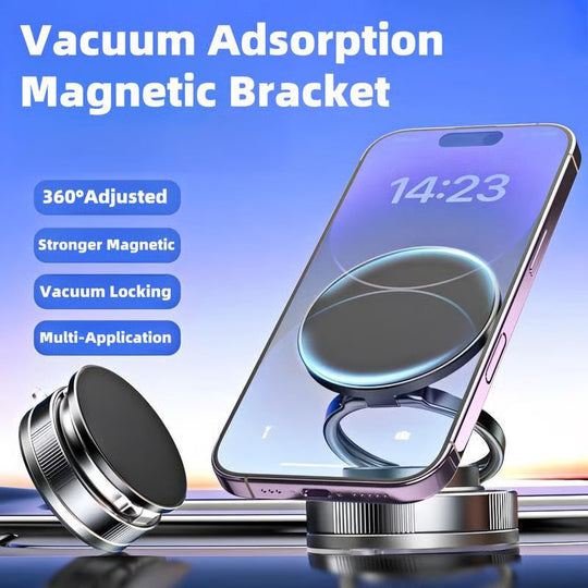 ⏳Limited-time off⏰360° Adjustable Vacuum Magnetic Phone Holder📱🚗