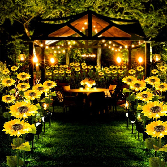 🎅Christmas Sale🌻50K+ SOLD! 🎁✨Sunflower Solar Garden Stake Led Lights