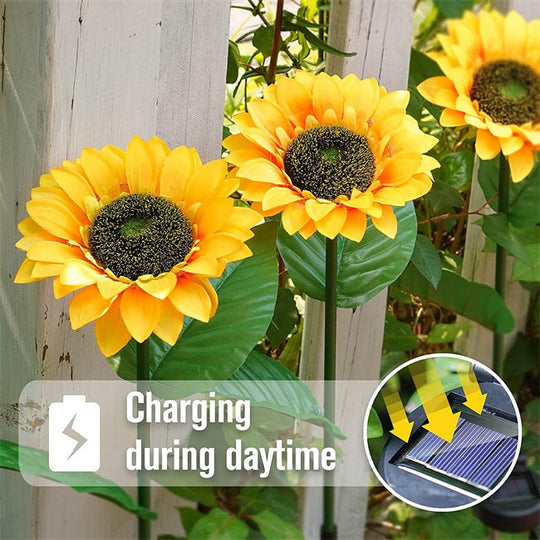 🎅Christmas Sale🌻50K+ SOLD! 🎁✨Sunflower Solar Garden Stake Led Lights