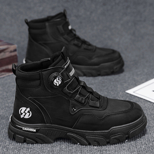 Meeste välitööjalatsid pöörleva pandlaga (veekindlad, libisemiskindlad, mugavad ja hingavad)