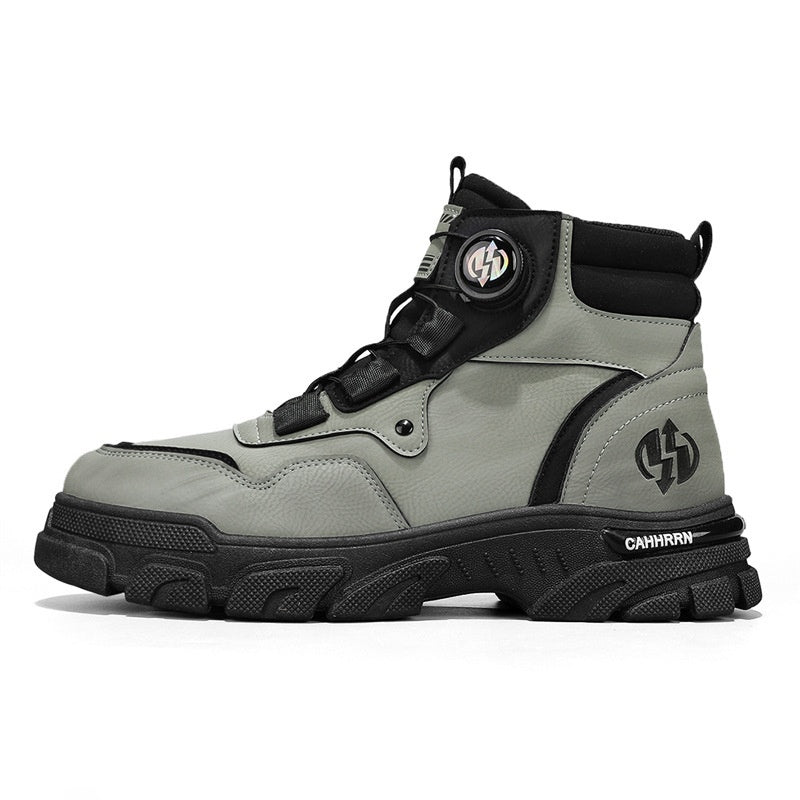 Meeste välitööjalatsid pöörleva pandlaga (veekindlad, libisemiskindlad, mugavad ja hingavad)