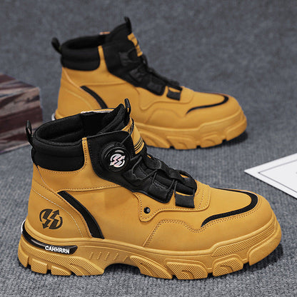 Men's outdoor work shoes with swivel buckle (waterproof, non-slip, comfortable and breathable)