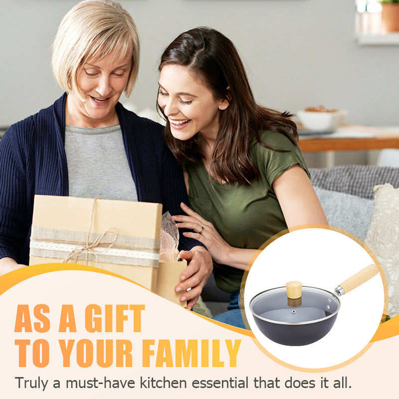 🔥Poslední den výprodeje 50% sleva🔥Pánev s nepřilnavým povrchem a plochým dnem s rybím vzorem