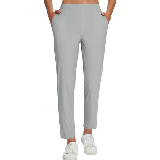 ⏳2026 Hot Sale 70% OFF🌞Women’s Fitted High-Waisted Zip-Pocket Trousers - 👖Lightweight, Breathable, Soft 26"/27" Ankle Pants with Zipper Pockets