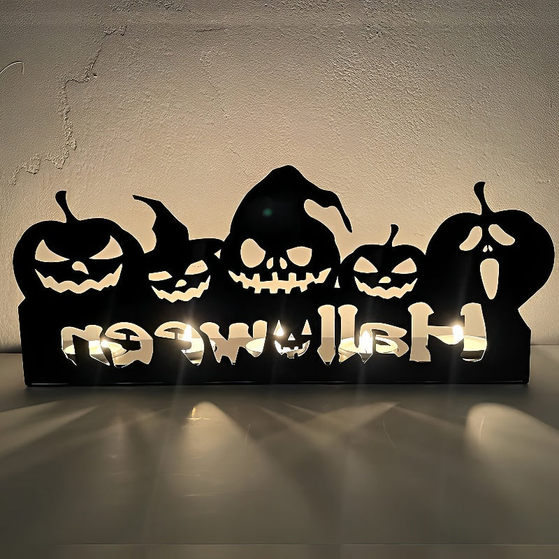 🎃Časově omezený speciál 50 %⏰Zábavný stínový stojan - kovový svícen na halloween