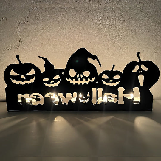🎃Časově omezený speciál 50 %⏰Zábavný stínový stojan - kovový svícen na halloween